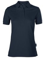 HRM Polo aus feinmaschigem Piqué für Damen, White XL, HRM601 – Navy