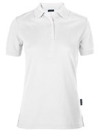 HRM Polo aus feinmaschigem Piqué für Damen, White XL, HRM601 – White