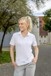 HRM Luxus Piqué Poloshirt mit Seitenschlitzen, Dark Grey XL, HRM602 – Bild 2