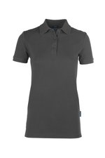 HRM Luxus Piqué Poloshirt mit Seitenschlitzen, Dark Grey XL, HRM602 – Bild 3