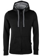 Herren Kapuzenjacke Basic Heavy – Black