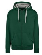 Herren Kapuzenjacke Basic Heavy – Bottle Green