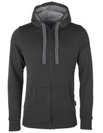 Herren Kapuzenjacke Basic Heavy – Dark Grey