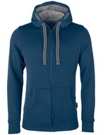 Herren Kapuzenjacke Basic Heavy – Denim