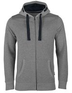Herren Kapuzenjacke Basic Heavy – Grey Melange