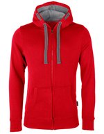 homme Veste a capuche Basic Heavy – Rouge