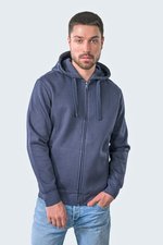 HRM Premium Kapuzenjacke mit Antipilling für Herren, Dark Grey L, HRM707 – Bild 1
