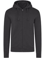 HRM Premium Kapuzenjacke mit Antipilling für Herren – Dark Grey