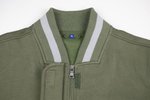 HRM College Jacke mit Kontrastärmeln für Herren, Black/Off White S, HRM709 – Bild 4