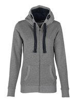 HRM Women´s Hooded Jacket Denim 4XL (HRM801), HRM801 – Bild 3