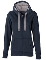 HRM Women´s Hooded Jacket Denim 4XL (HRM801), HRM801 – Marine