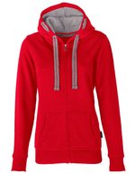 HRM Women´s Hooded Jacket Denim 4XL (HRM801), HRM801 – Rouge