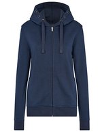 HRM Premium Kapuzenjacke mit Taschen für Damen, White S, HRM807 – Navy