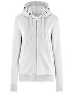 HRM Premium Kapuzenjacke mit Taschen für Damen, White S, HRM807 – White