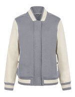 HRM College Jacke mit Kontrastärmeln für Damen – Stone/Off White