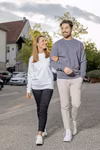 HRM Robustes Sweatshirt mit Regular Fit, Stone XS, HRM902 – Bild 2
