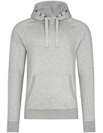 HRM Premium Raglan Hoodie aus Baumwolle/Polyester, Red 3XL, HRM903 – Grigio Melange