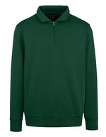 HRM Premium Zip-Sweatshirt mit Taschenfunktion, Black L, HRM904 – Verde bottiglia