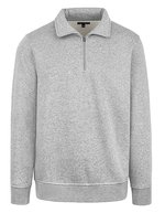 HRM Premium Zip-Sweatshirt mit Taschenfunktion, Black L, HRM904 – Grigio Melange
