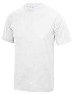 Sportives Kurzarm-T-shirt avec protection UV – Arctic White