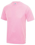 Sportives Kurzarm-T-shirt avec protection UV – Baby Pink