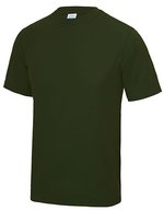 Just Cool Sportliches Kurzarm-T-Shirt mit UV-Schutz, Purple L, JC001 – Combat Vert