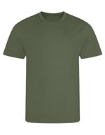 Just Cool Sportliches Kurzarm-T-Shirt mit UV-Schutz, Purple L, JC001 – Earthy Vert