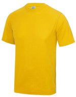 Just Cool Sportliches Kurzarm-T-Shirt mit UV-Schutz, Purple L, JC001 – Or