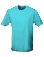Just Cool Sportliches Kurzarm-T-Shirt mit UV-Schutz, Purple L, JC001 – Hawaien Bleu