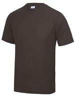 Just Cool Sportliches Kurzarm-T-Shirt mit UV-Schutz, Purple L, JC001 – Chaud Chocolat