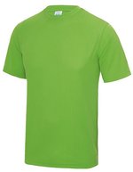 Just Cool Sportliches Kurzarm-T-Shirt mit UV-Schutz, Purple L, JC001 – Vert citron