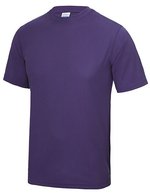 Sportives Kurzarm-T-shirt avec protection UV – Purple