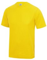 Just Cool Sportliches Kurzarm-T-Shirt mit UV-Schutz, Purple L, JC001 – Soleil Jaune