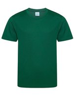 Kurzarm-T-Shirt mit UV-Schutz für Kinder – Bottle Green