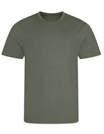 Just Cool Kurzarm-T-Shirt mit UV-Schutz für Kinder, Jade 9/11 (L), JC001J – Earthy Verde