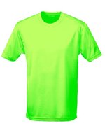 Just Cool Kurzarm-T-Shirt mit UV-Schutz für Kinder, Jade 9/11 (L), JC001J – Elettrico Verde