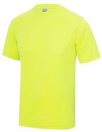 Just Cool Kurzarm-T-Shirt mit UV-Schutz für Kinder, Jade 9/11 (L), JC001J – Elettrico Giallo