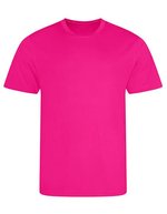 Just Cool Kurzarm-T-Shirt mit UV-Schutz für Kinder, Jade 9/11 (L), JC001J – Hyper Rosa