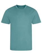 Just Cool Kurzarm-T-Shirt mit UV-Schutz für Kinder, Jade 9/11 (L), JC001J – Seafoam