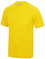Just Cool Kurzarm-T-Shirt mit UV-Schutz für Kinder, Jade 9/11 (L), JC001J – Sole Giallo