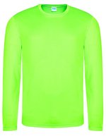 Just Cool Langarm T-Shirt mit UV-Schutz 40+ – Electric Green