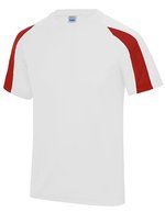 Contrast Cool T – Arctic White/Fire Red