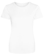 Just Cool Slim-Fit Sport T-Shirt Neon für Damen – Arctic White