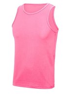 Just Cool Ärmelloses Sportshirt mit Neoteric™-Gewebe, French Navy L, JC007 – Electrique Rose