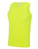 Just Cool Ärmelloses Sportshirt mit Neoteric™-Gewebe, French Navy L, JC007 – Electrique Jaune