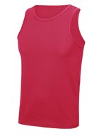 Just Cool Ärmelloses Sportshirt mit Neoteric™-Gewebe, French Navy L, JC007 – Rose vif
