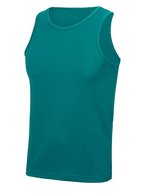 Just Cool Ärmelloses Sportshirt mit Neoteric™-Gewebe, French Navy L, JC007 – Jade