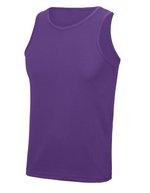 Just Cool Ärmelloses Sportshirt mit Neoteric™-Gewebe, French Navy L, JC007 – Violet