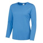 Just Cool Langarm Sportshirt aus Neoteric™-Gewebe, Electric Yellow M, JC012 – Bild 3
