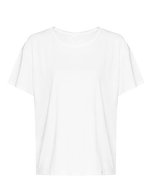 Just Cool T-Shirt mit offenem Rücken für Damen – Arctic White